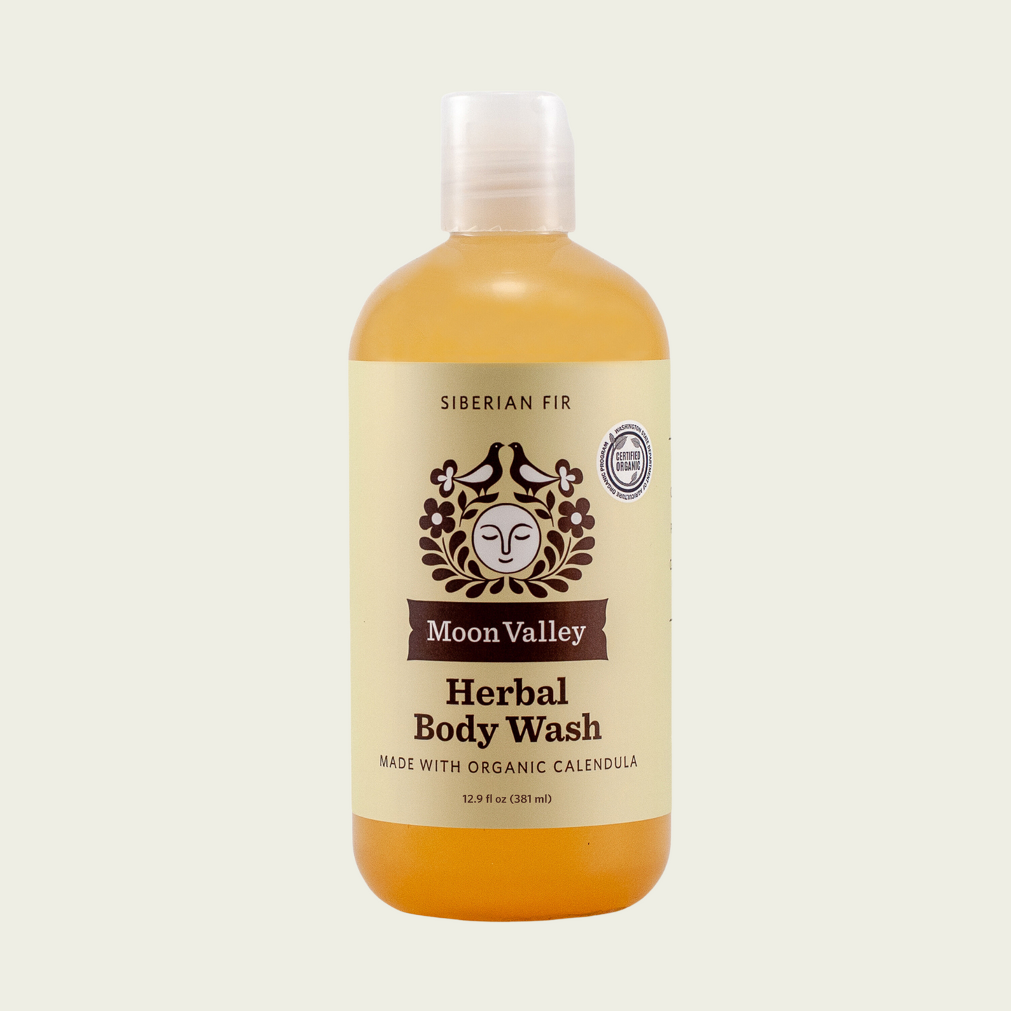 Moon Valley Organics Herbal Body Wash Siberian Fir Bottle