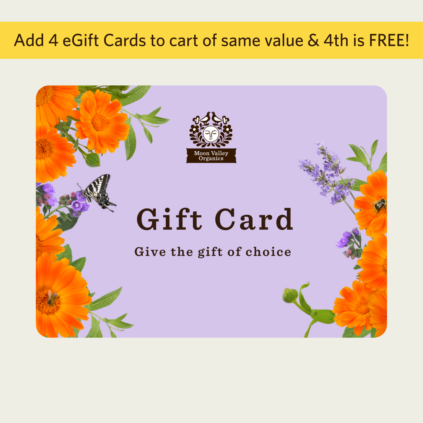 Gift Card Moon Valley Organics