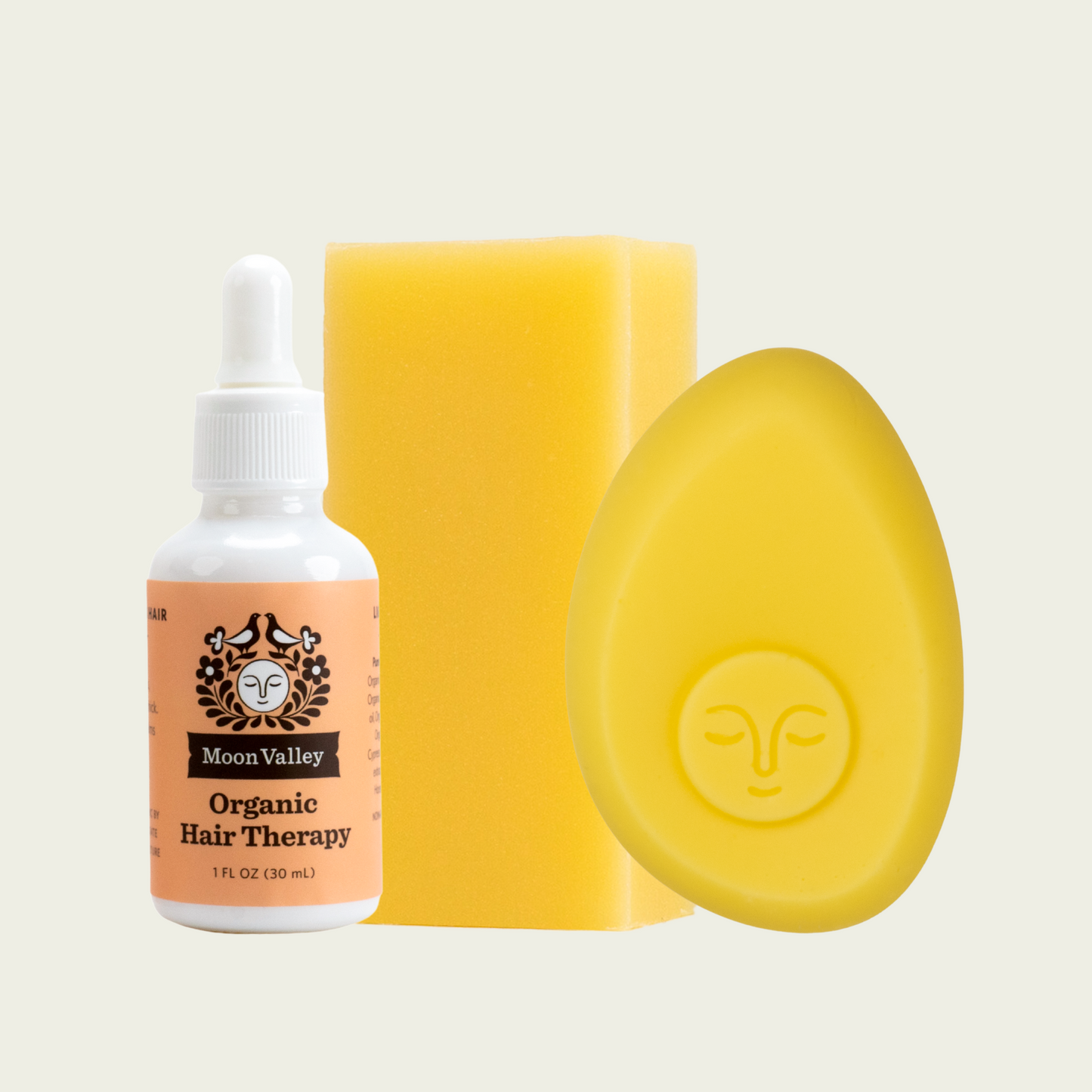 Moon Valley Organics Conditioner Bar Sweet Carrot Hair Care Essentials Set Moisture Rich Bars