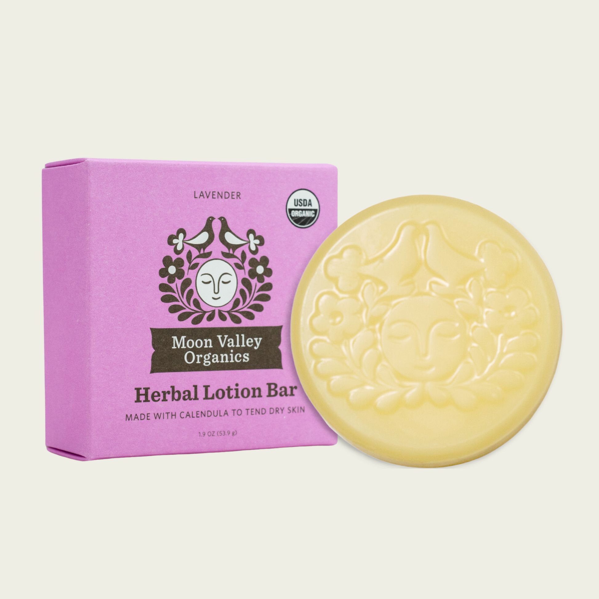 Moon Valley Organics Herbal Lotion Bar Refill Lavender