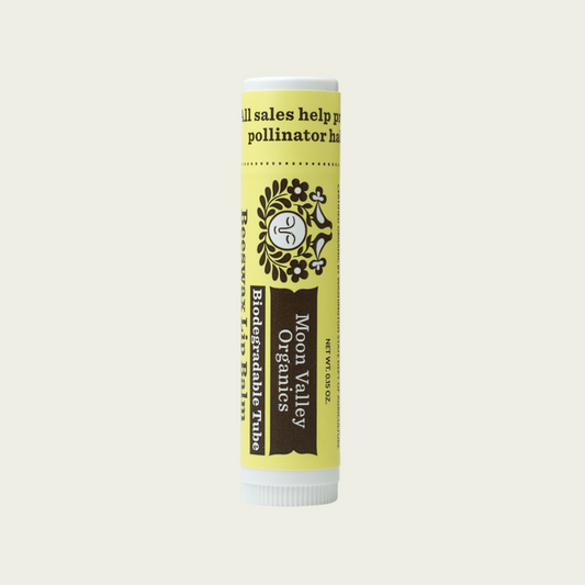 Moon Valley Organics Beeswax Lip Balm Velvety Vanilla Flavor