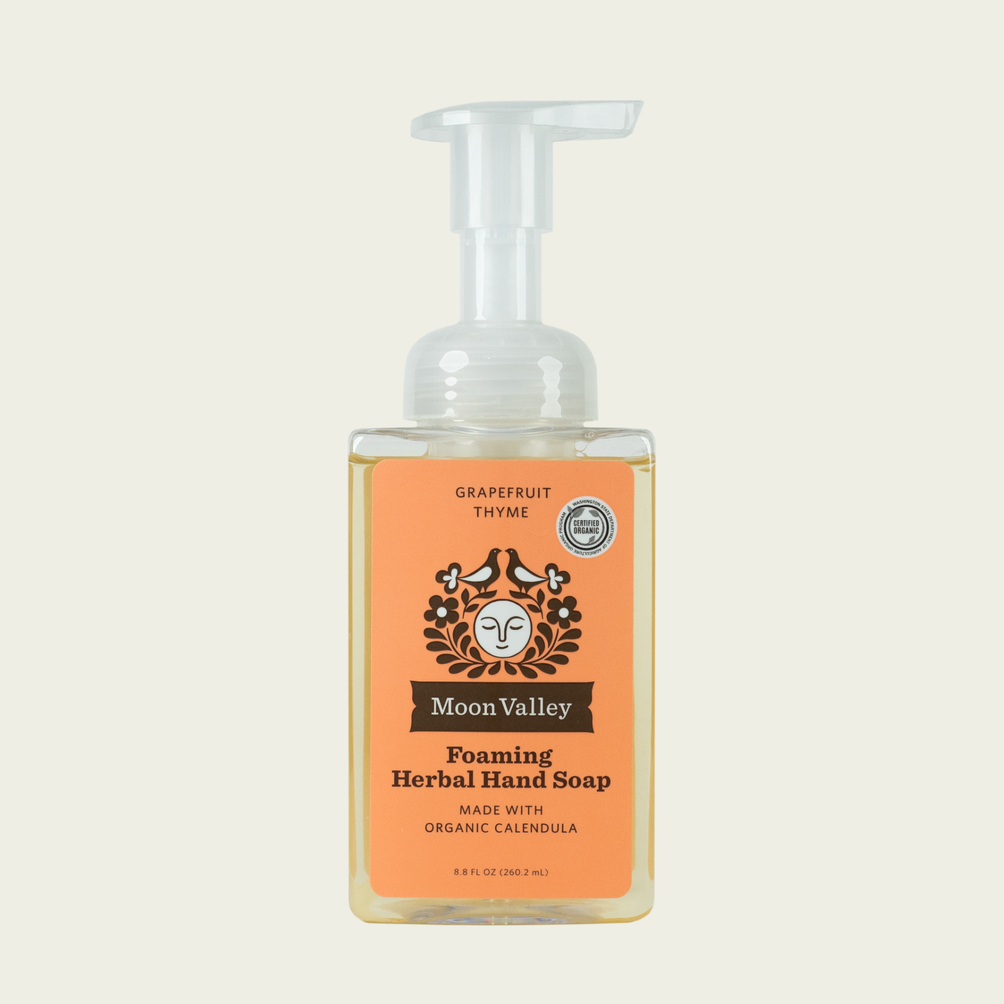 Herbal Foaming Hand Soap Grapefruit Thyme by Moon Valley Organics