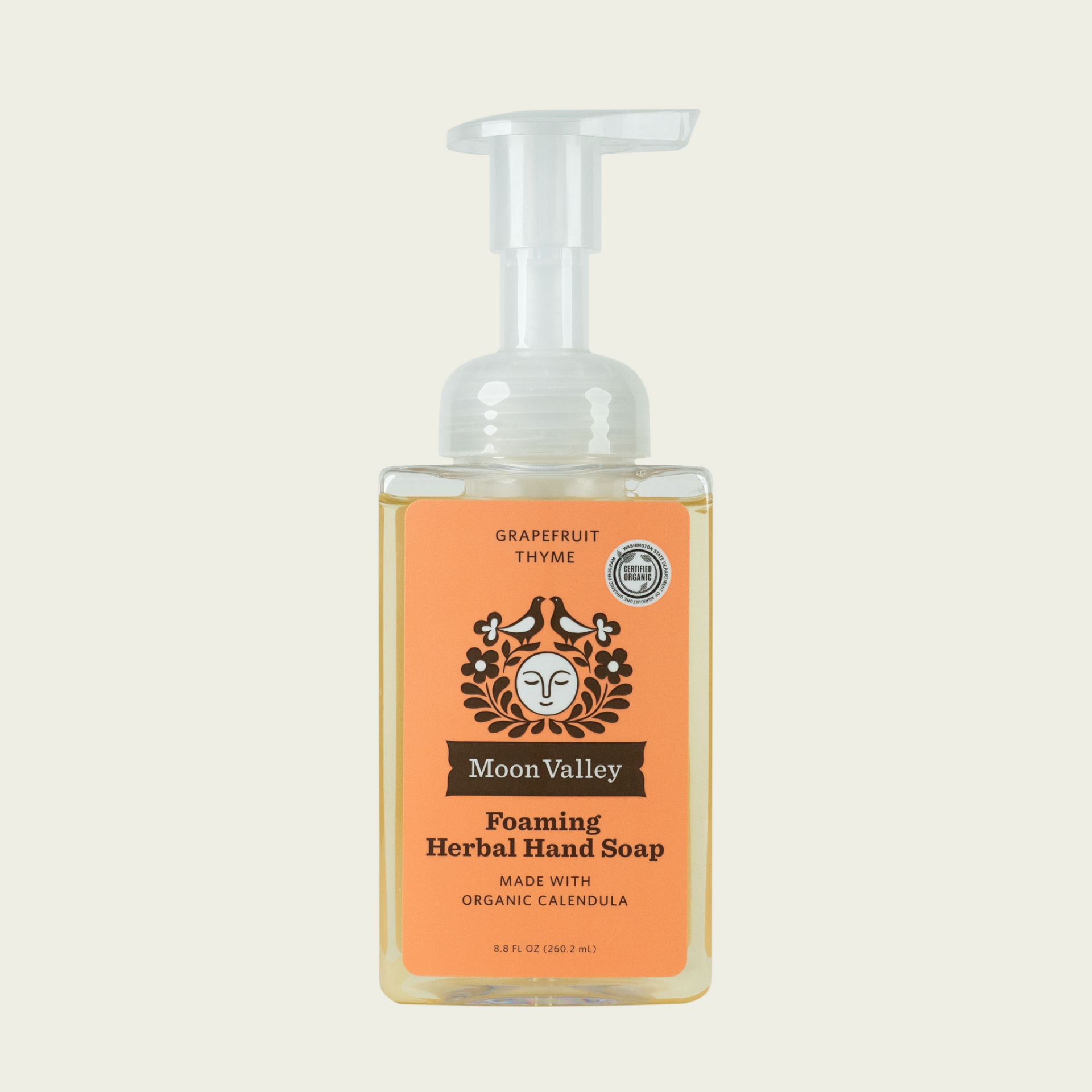 Herbal Foaming Hand Soap Grapefruit Thyme by Moon Valley Organics