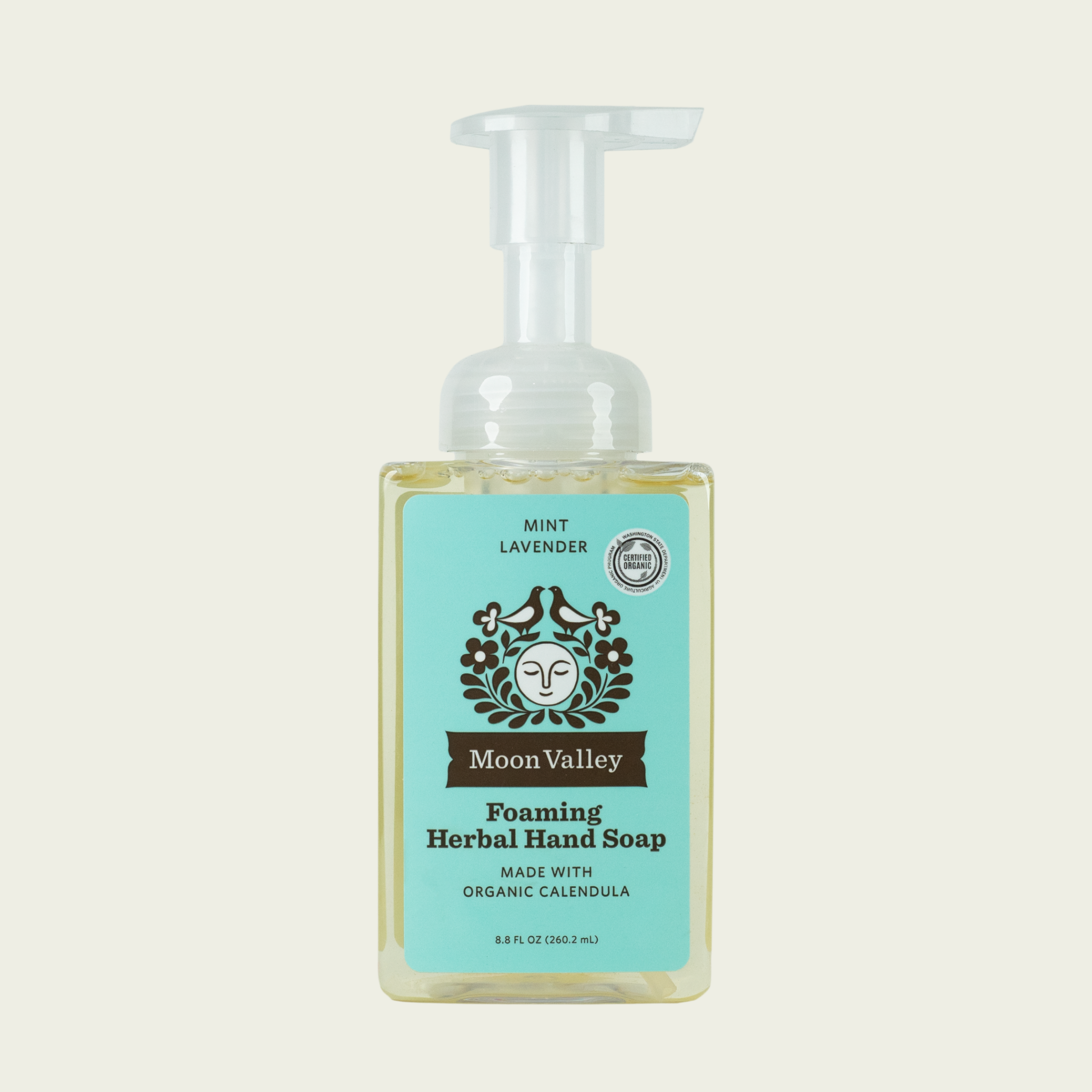 Herbal Foaming Hand Soap Mint lavender by Moon Valley Organics