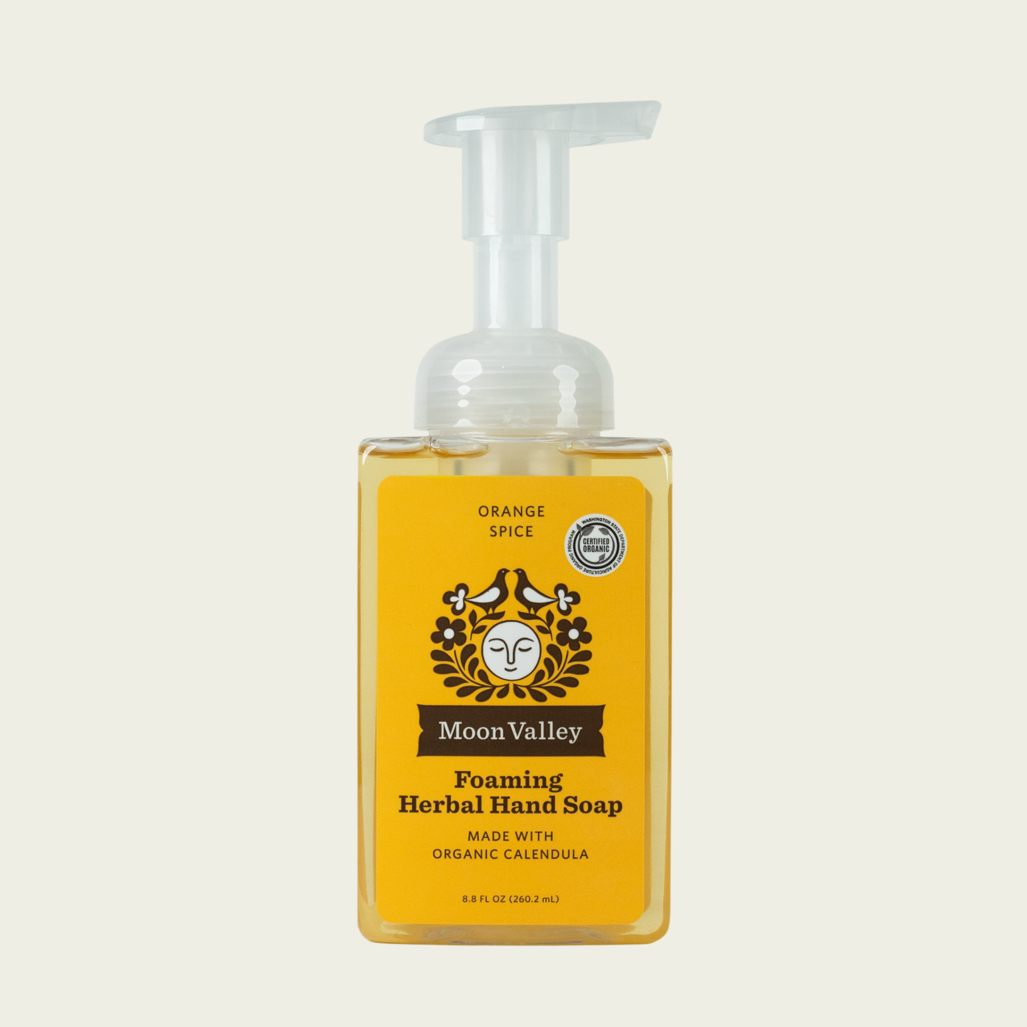 Foaming Herbal Hand Soap Orange Spice by Moon Valley Organics