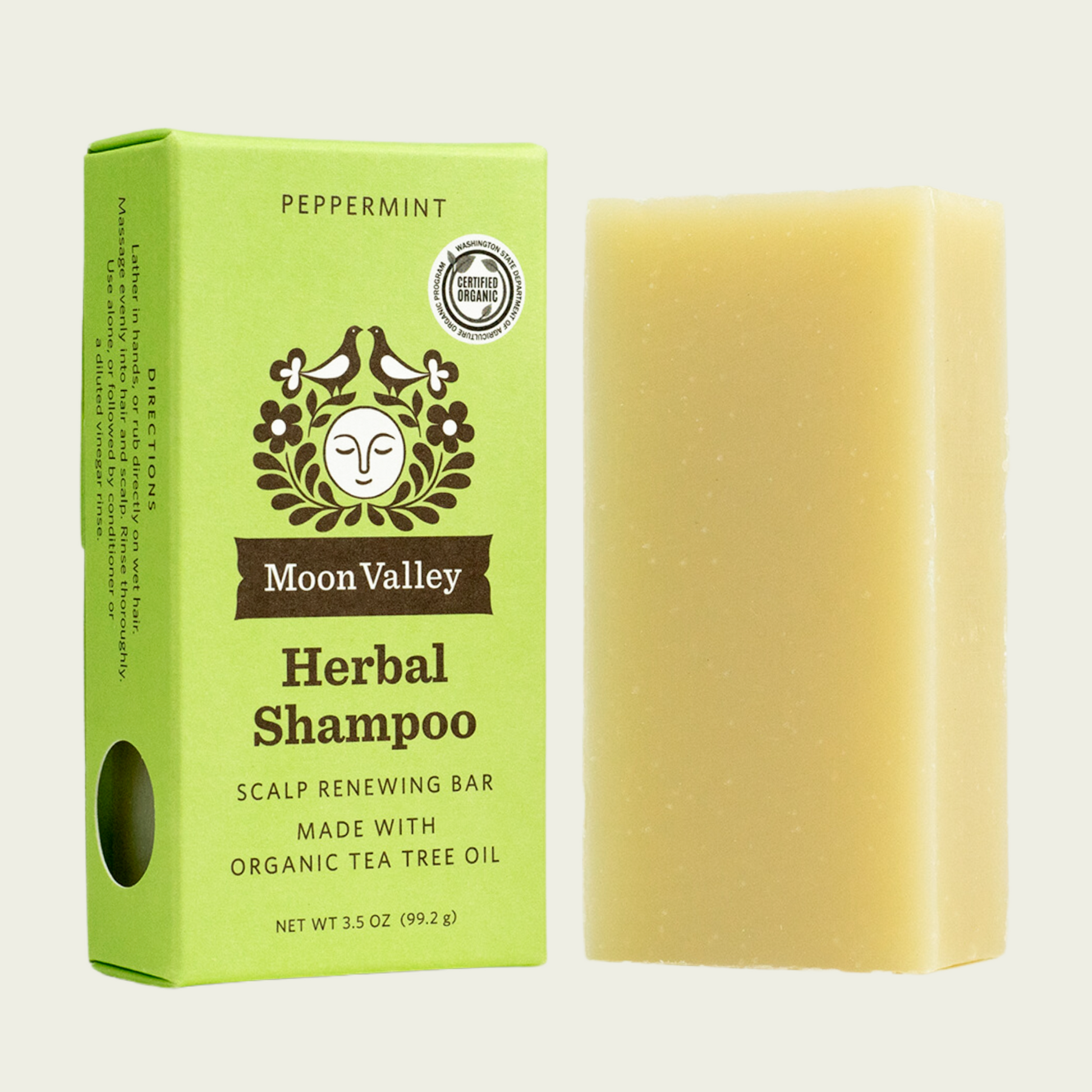 Peppermint Herbal Shampoo Bar – Moon Valley Organics
