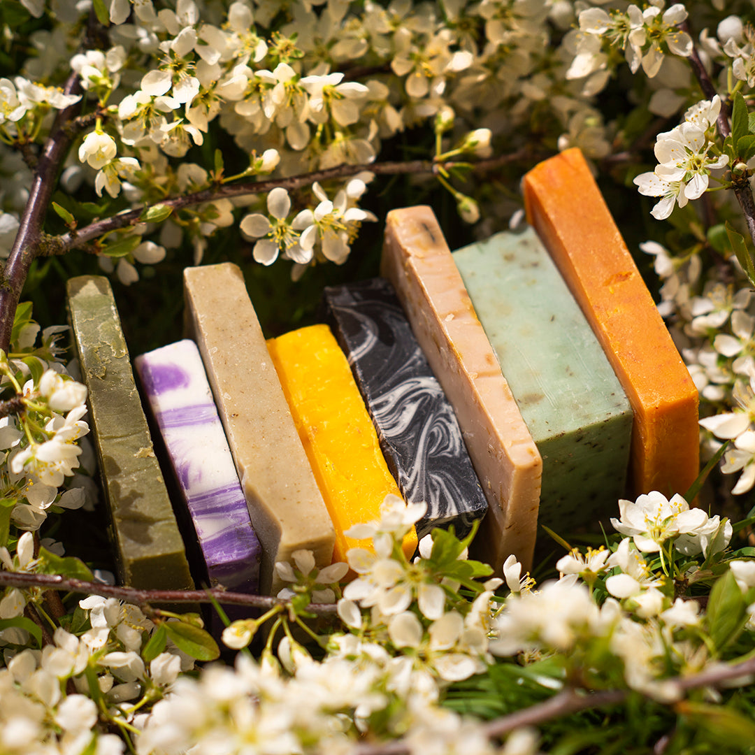 Herbal Soap Sampler and Petals